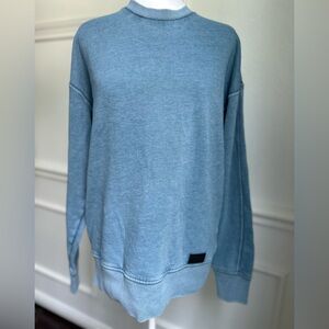 Abercrombie & Fitch Men's Light Blue Crewneck Sweater